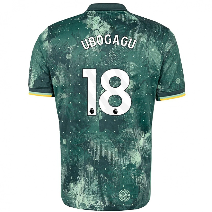 Danxen Kvinder Chioma Ubogagu #18 Mintgrøn Tredje Sæt Spillertrøjer 2024/25 Trøje T-Shirt