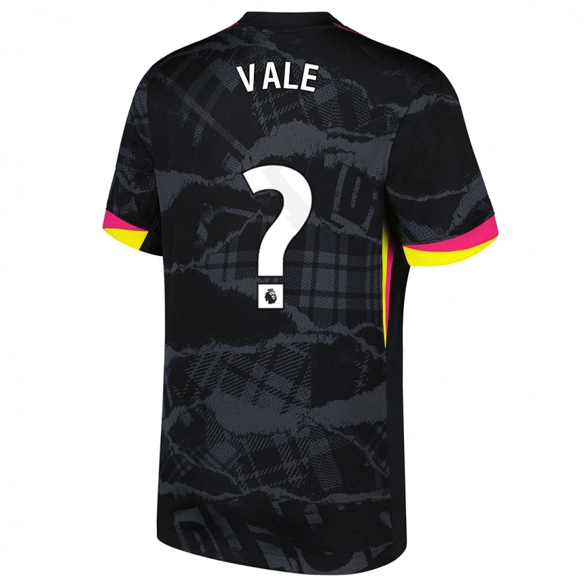 Danxen Kvinder Harvey Vale #0 Sort Pink Tredje Sæt Spillertrøjer 2024/25 Trøje T-Shirt