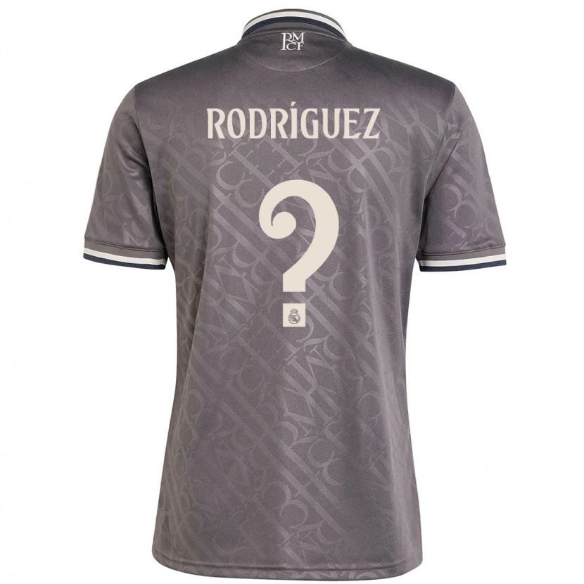 Danxen Kvinder Álvaro Rodríguez #0 Trækul Tredje Sæt Spillertrøjer 2024/25 Trøje T-Shirt