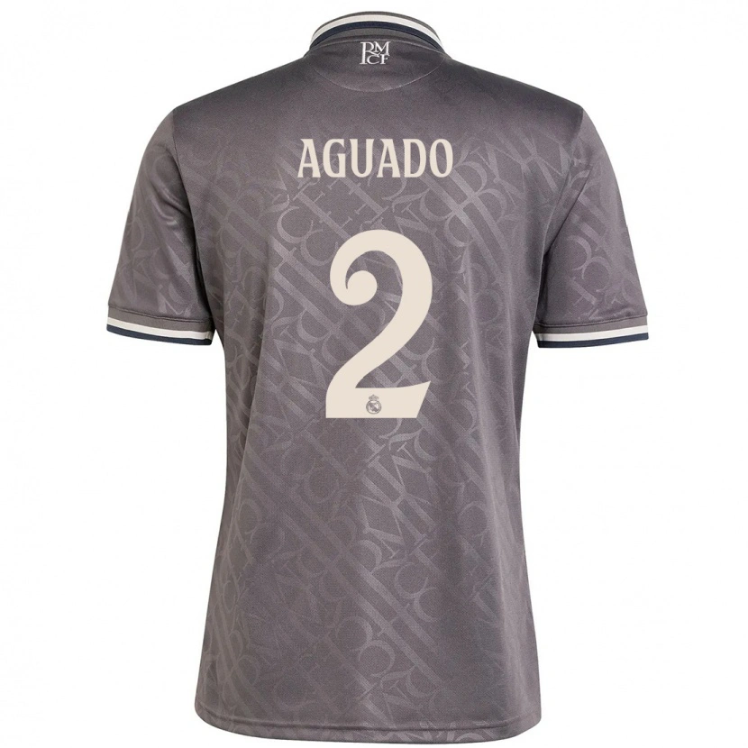 Danxen Kvinder Lorenzo Aguado #2 Trækul Tredje Sæt Spillertrøjer 2024/25 Trøje T-Shirt
