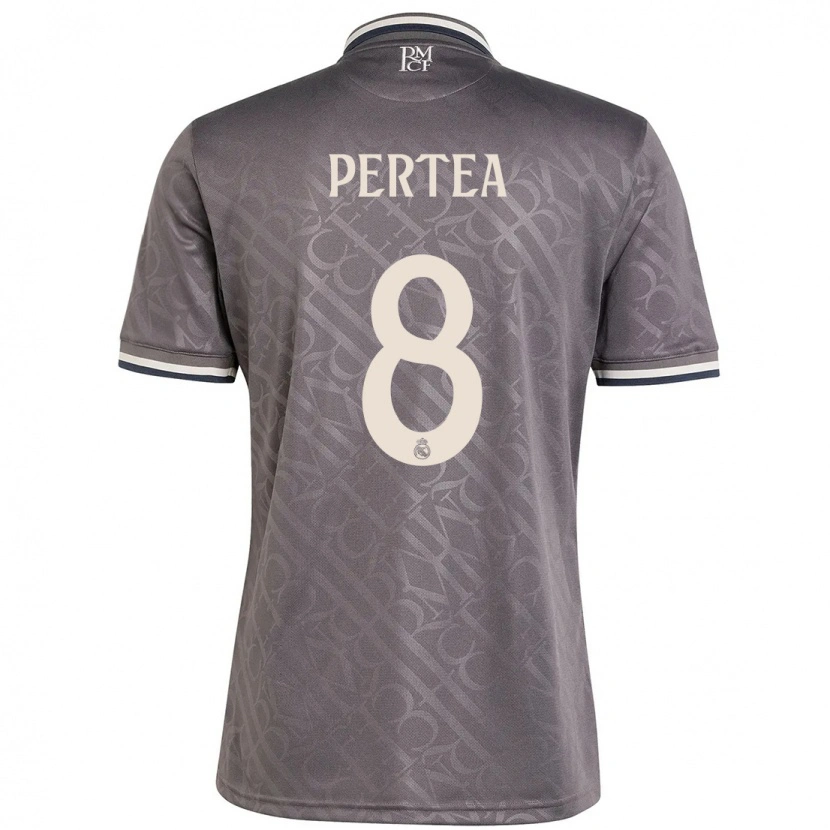 Danxen Kvinder Raul Pertea #8 Trækul Tredje Sæt Spillertrøjer 2024/25 Trøje T-Shirt