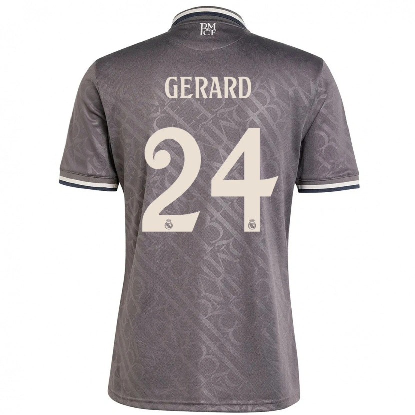 Danxen Kvinder Meline Gerard #24 Trækul Tredje Sæt Spillertrøjer 2024/25 Trøje T-Shirt