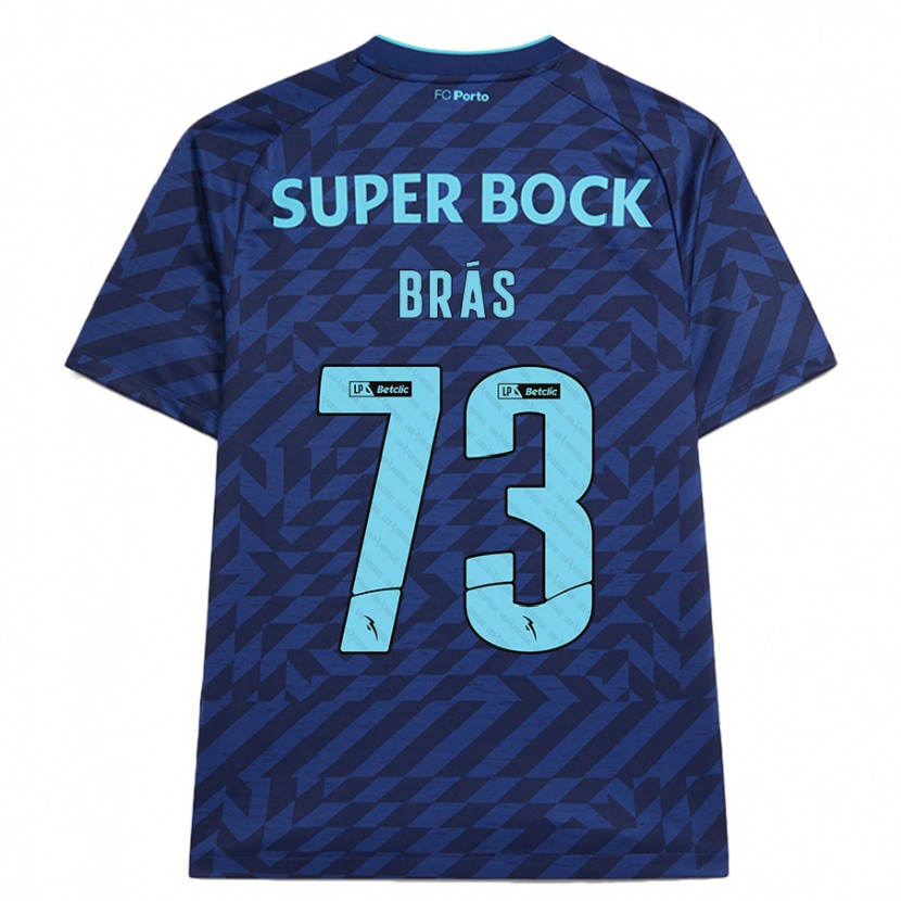 Danxen Kvinder Gabi Brás #73 Marineblå Tredje Sæt Spillertrøjer 2024/25 Trøje T-Shirt