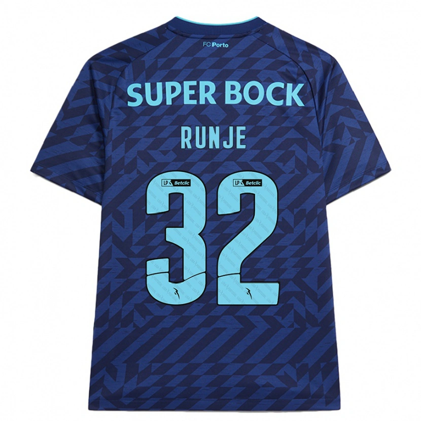 Danxen Kvinder Roko Runje #32 Marineblå Tredje Sæt Spillertrøjer 2024/25 Trøje T-Shirt