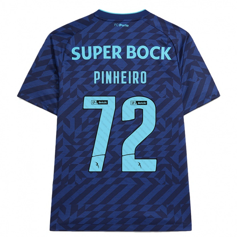 Danxen Kvinder Rodrigo Pinheiro #72 Marineblå Tredje Sæt Spillertrøjer 2024/25 Trøje T-Shirt