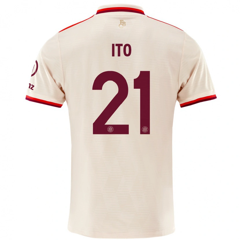 Danxen Kvinder Hiroki Ito #21 Linned Tredje Sæt Spillertrøjer 2024/25 Trøje T-Shirt