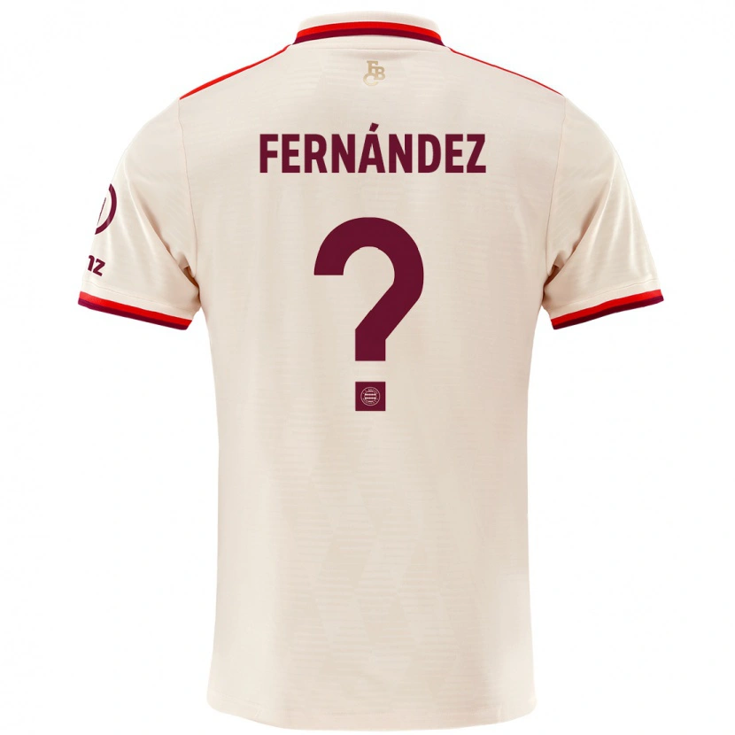 Danxen Kvinder Javier Fernández #0 Linned Tredje Sæt Spillertrøjer 2024/25 Trøje T-Shirt