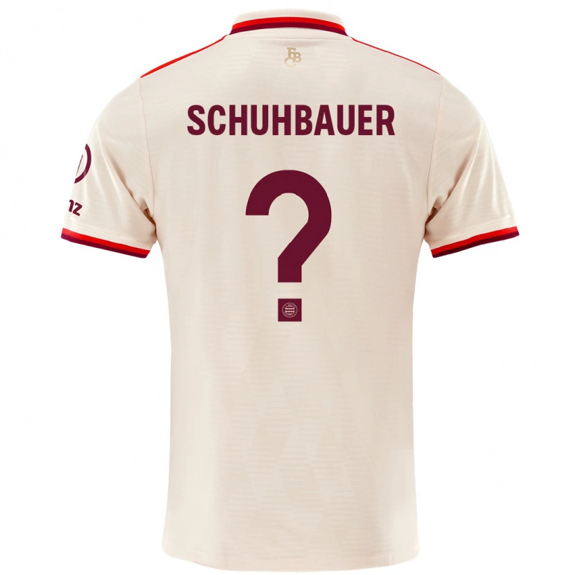 Danxen Kvinder Maximilian Schuhbauer #0 Linned Tredje Sæt Spillertrøjer 2024/25 Trøje T-Shirt