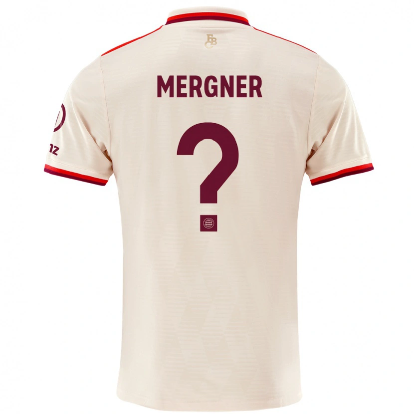 Danxen Kvinder Max Mergner #0 Linned Tredje Sæt Spillertrøjer 2024/25 Trøje T-Shirt