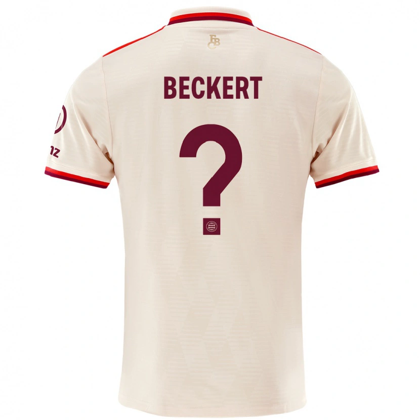Danxen Kvinder Valentin Beckert #0 Linned Tredje Sæt Spillertrøjer 2024/25 Trøje T-Shirt