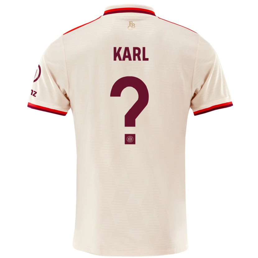 Danxen Kvinder Lennart Karl #0 Linned Tredje Sæt Spillertrøjer 2024/25 Trøje T-Shirt