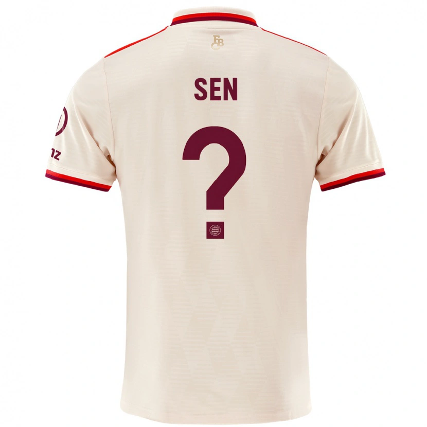 Danxen Kvinder Salih Sen #0 Linned Tredje Sæt Spillertrøjer 2024/25 Trøje T-Shirt