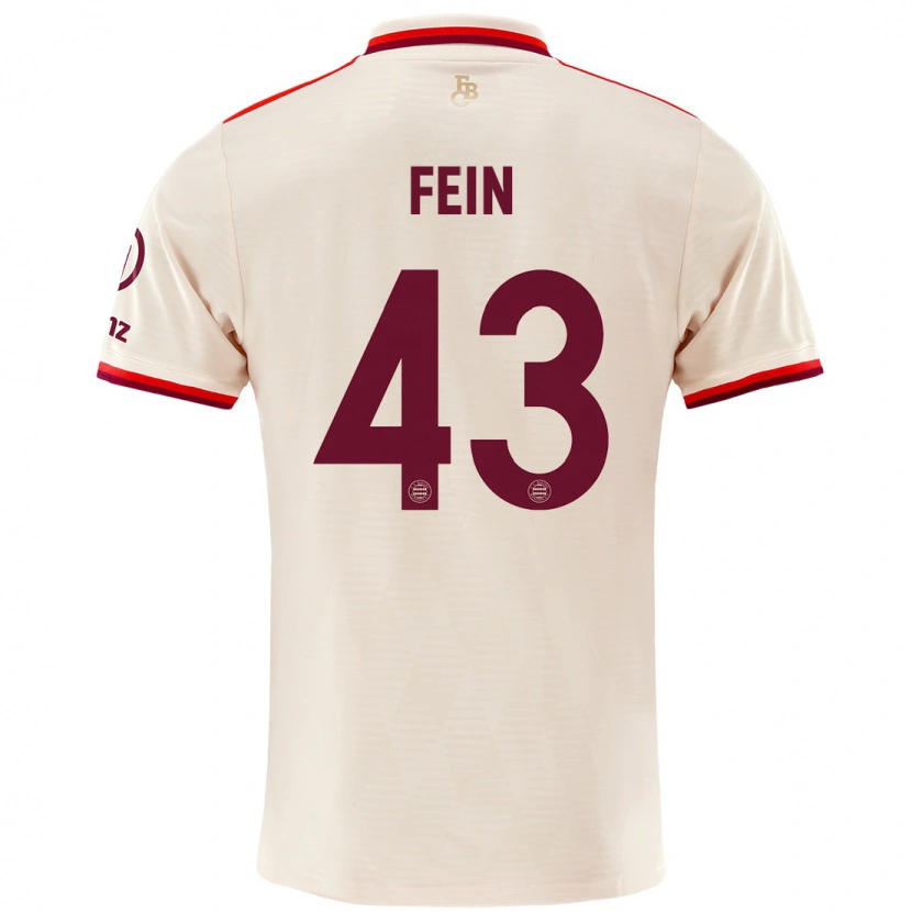 Danxen Kvinder Adrian Fein #43 Linned Tredje Sæt Spillertrøjer 2024/25 Trøje T-Shirt