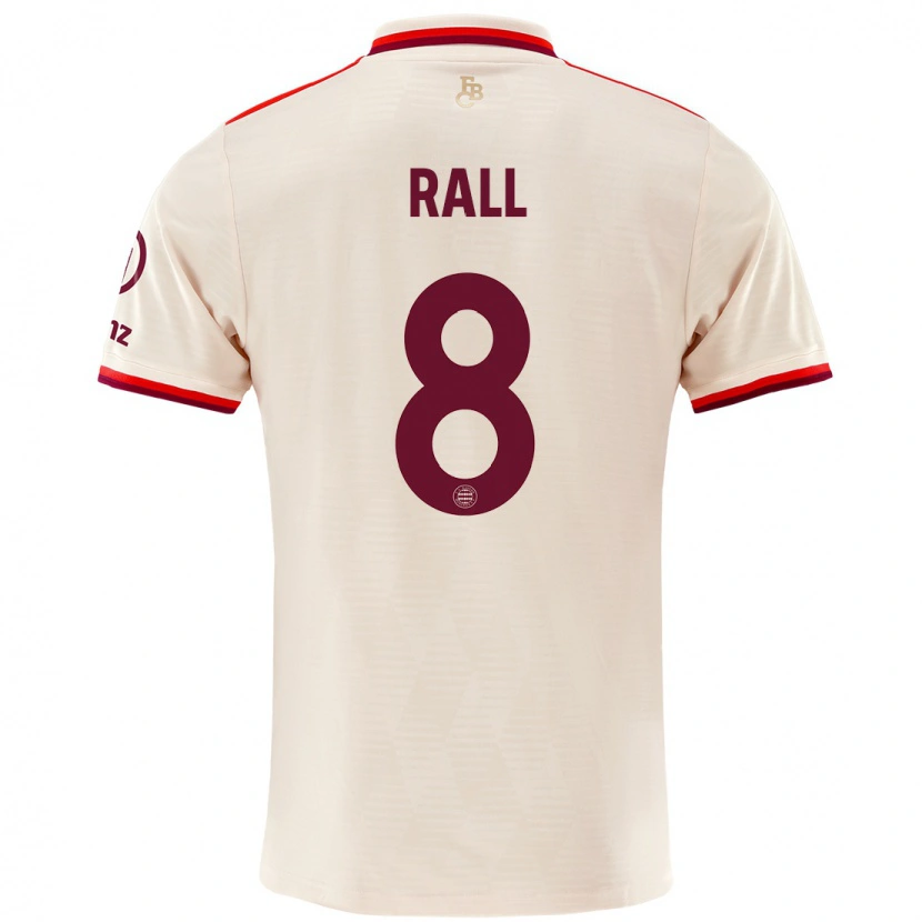 Danxen Kvinder Maximiliane Rall #8 Linned Tredje Sæt Spillertrøjer 2024/25 Trøje T-Shirt