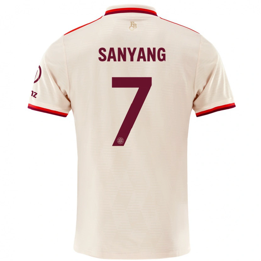 Danxen Kvinder Mamin Sanyang #7 Linned Tredje Sæt Spillertrøjer 2024/25 Trøje T-Shirt