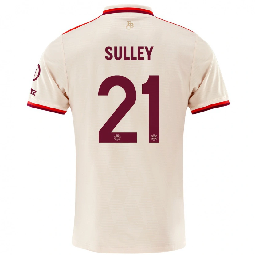 Danxen Kvinder Williams Baffour Sulley #21 Linned Tredje Sæt Spillertrøjer 2024/25 Trøje T-Shirt