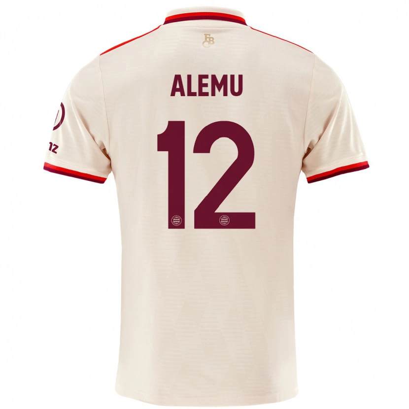 Danxen Kvinder Liul Alemu #12 Linned Tredje Sæt Spillertrøjer 2024/25 Trøje T-Shirt