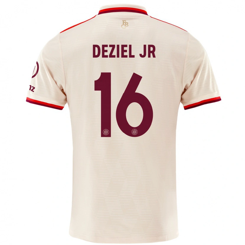 Danxen Kvinder Robert Deziel Jr #16 Linned Tredje Sæt Spillertrøjer 2024/25 Trøje T-Shirt
