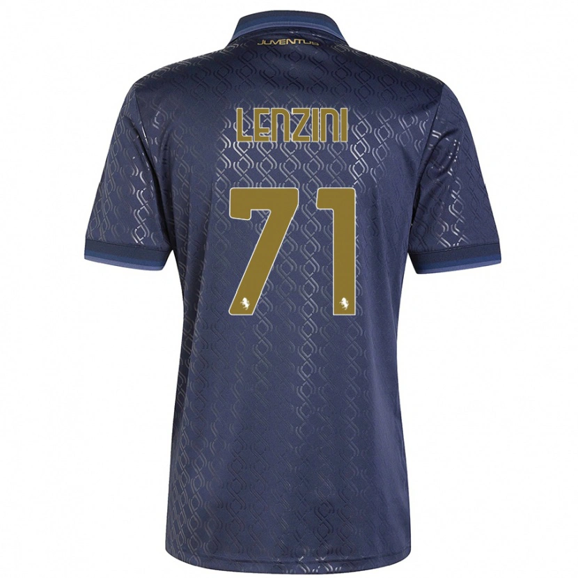 Danxen Kvinder Martina Lenzini #71 Marineblå Tredje Sæt Spillertrøjer 2024/25 Trøje T-Shirt