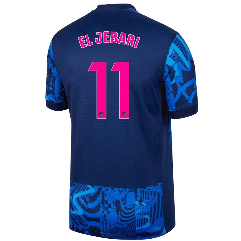 Danxen Kvinder Salim El Jebari #11 Kongeblå Tredje Sæt Spillertrøjer 2024/25 Trøje T-Shirt