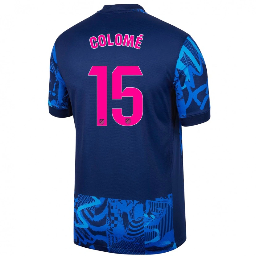 Danxen Kvinder Jan Colomé #15 Kongeblå Tredje Sæt Spillertrøjer 2024/25 Trøje T-Shirt