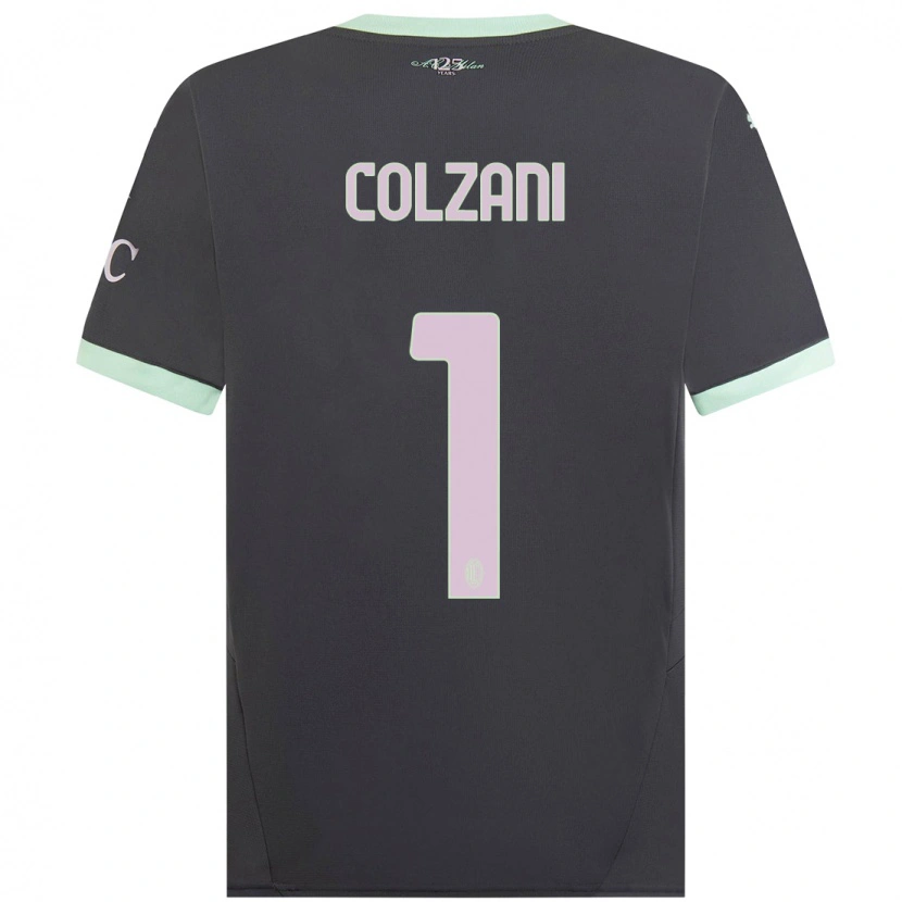 Danxen Kvinder Edoardo Colzani #1 Grå Tredje Sæt Spillertrøjer 2024/25 Trøje T-Shirt