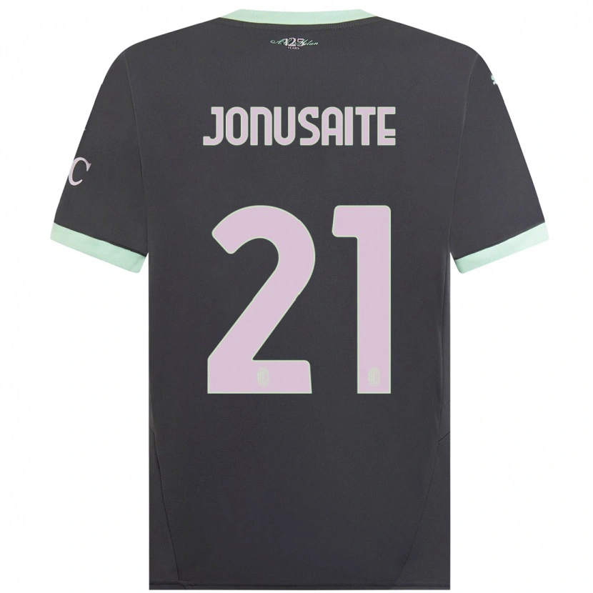 Danxen Kvinder Rimante Jonusaite #21 Grå Tredje Sæt Spillertrøjer 2024/25 Trøje T-Shirt