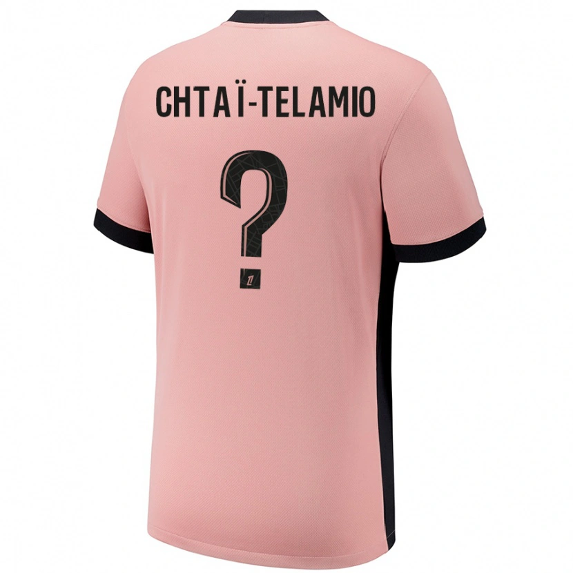 Danxen Kvinder Zayon Chtaï-Telamio #0 Rust Lyserød Tredje Sæt Spillertrøjer 2024/25 Trøje T-Shirt