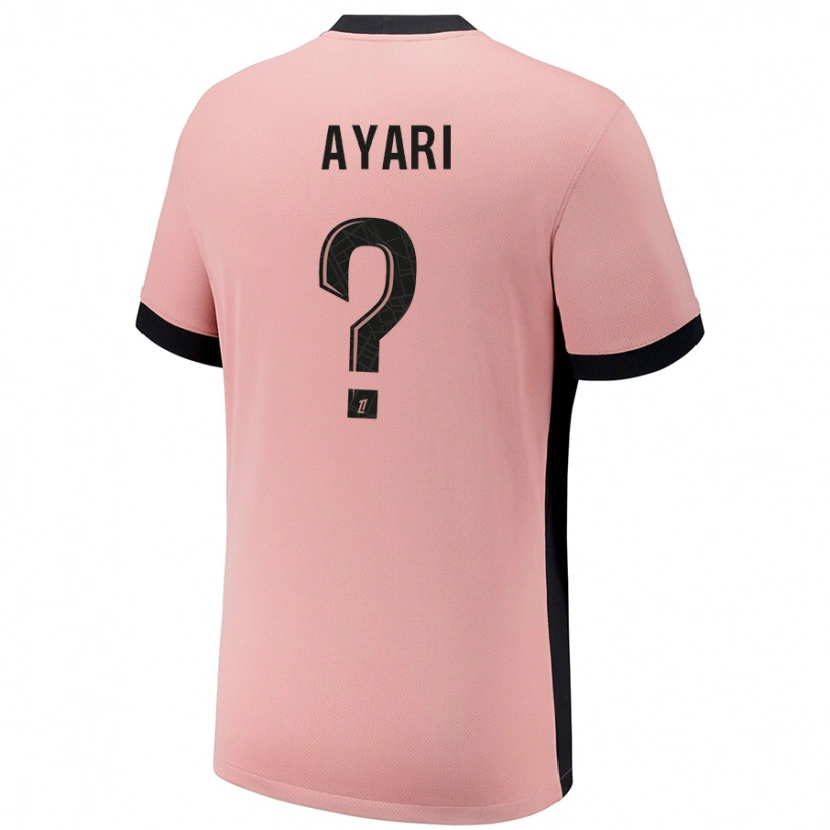 Danxen Kvinder Adam Ayari #0 Rust Lyserød Tredje Sæt Spillertrøjer 2024/25 Trøje T-Shirt