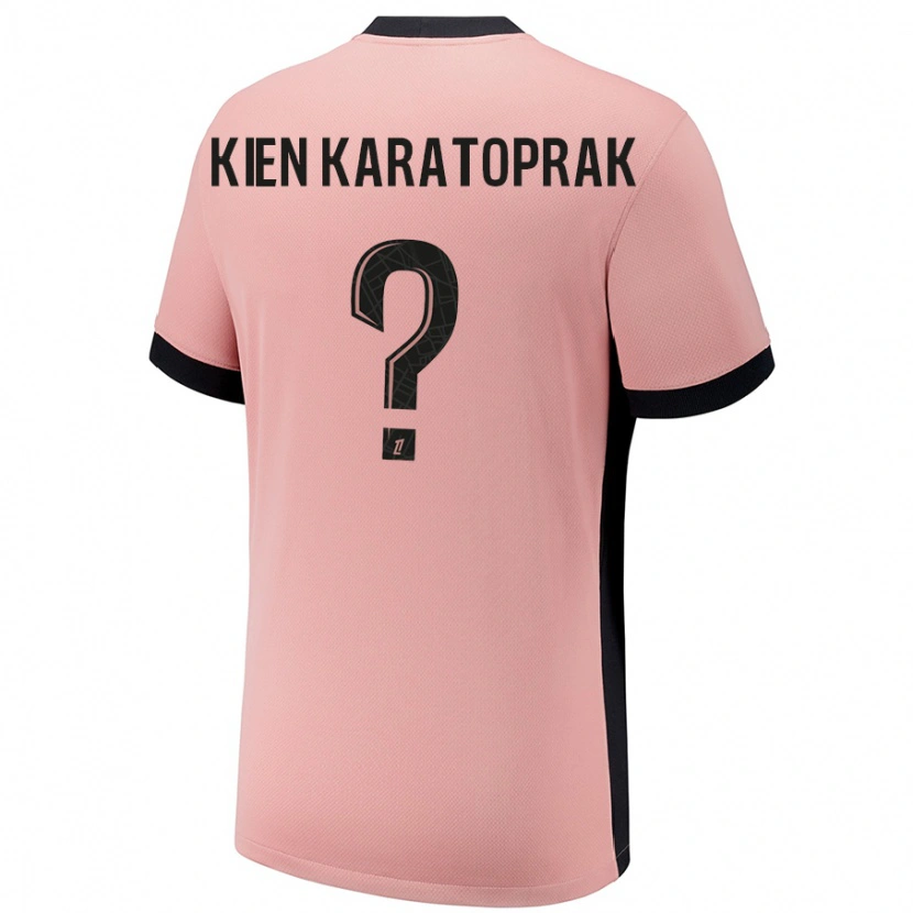 Danxen Kvinder Kenan Kien Karatoprak #0 Rust Lyserød Tredje Sæt Spillertrøjer 2024/25 Trøje T-Shirt