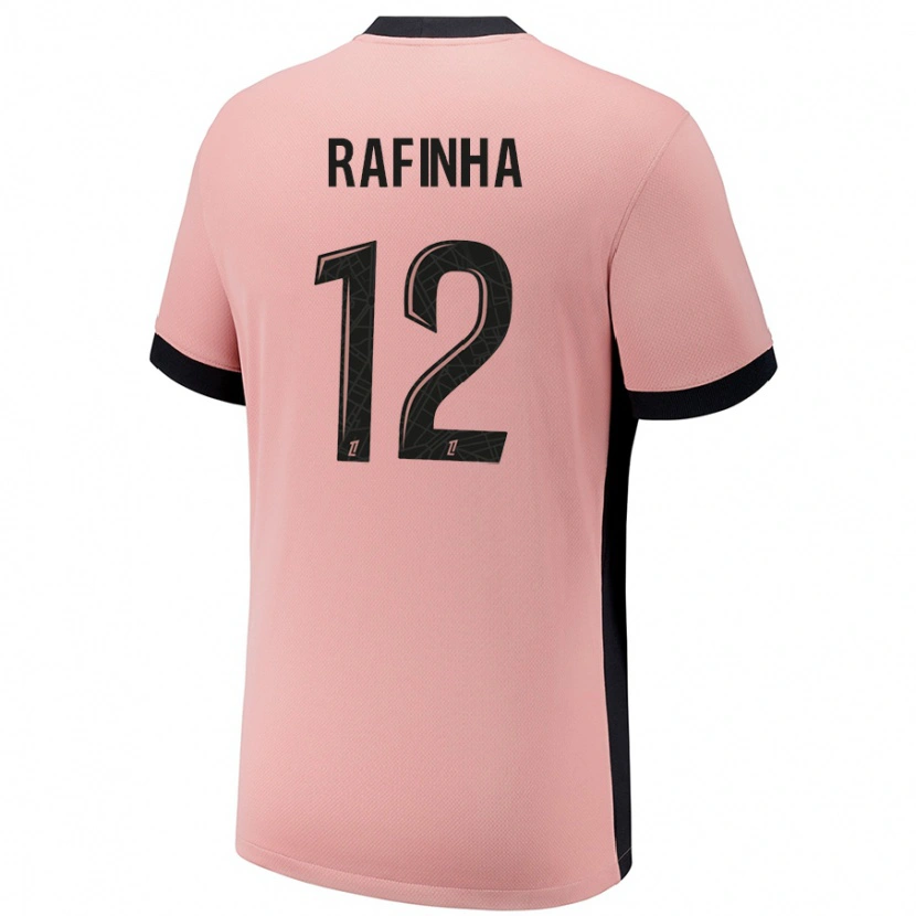 Danxen Kvinder Rafinha #12 Rust Lyserød Tredje Sæt Spillertrøjer 2024/25 Trøje T-Shirt