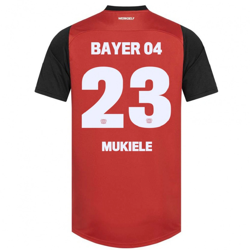 Danxen Børn Nordi Mukiele #23 Marineblå Hvid Hjemmebane Spillertrøjer 2024/25 Trøje T-Shirt