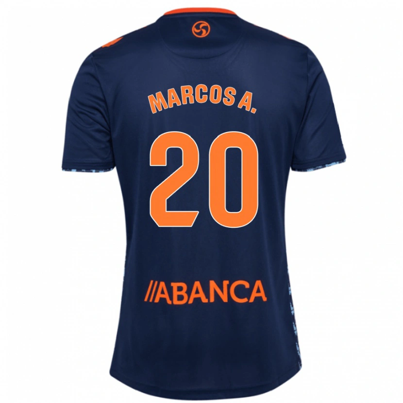 Danxen Børn Marcos Alonso #20 Sort Rød Udebane Spillertrøjer 2024/25 Trøje T-Shirt