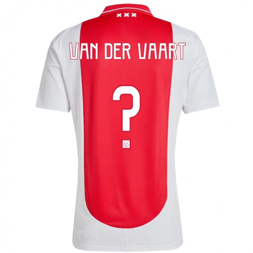 Danxen Børn Damian Van Der Vaart #0 Rød Hvid Hjemmebane Spillertrøjer 2024/25 Trøje T-Shirt
