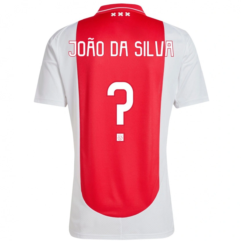 Danxen Børn Miguel João Da Silva #0 Rød Hvid Hjemmebane Spillertrøjer 2024/25 Trøje T-Shirt