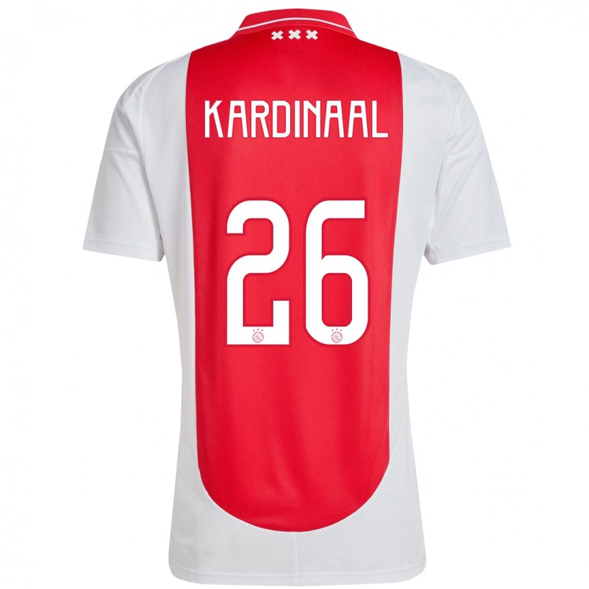 Danxen Børn Isa Kardinaal #26 Rød Hvid Hjemmebane Spillertrøjer 2024/25 Trøje T-Shirt