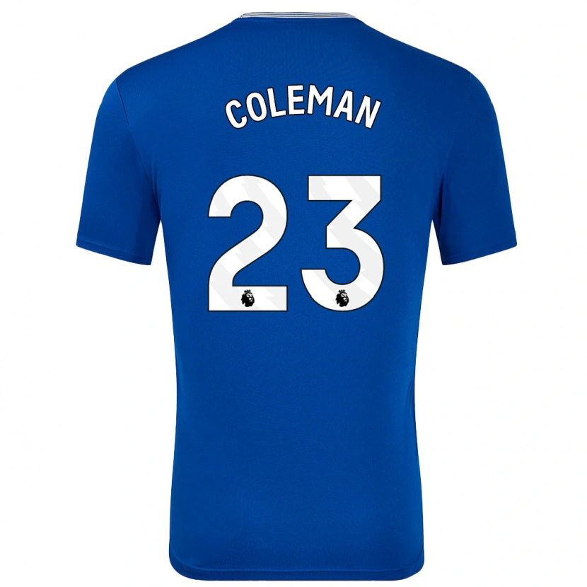 Danxen Børn Séamus Coleman #23 Blå Med Hjemmebane Spillertrøjer 2024/25 Trøje T-Shirt