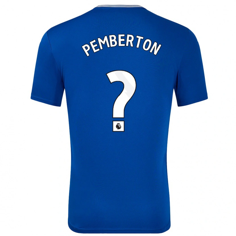 Danxen Børn Dafi-Tomos Pemberton #0 Blå Med Hjemmebane Spillertrøjer 2024/25 Trøje T-Shirt