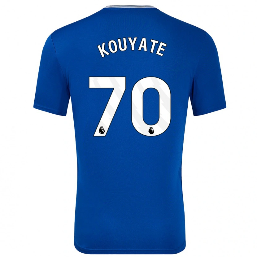 Danxen Børn Katia Kouyate #70 Blå Med Hjemmebane Spillertrøjer 2024/25 Trøje T-Shirt