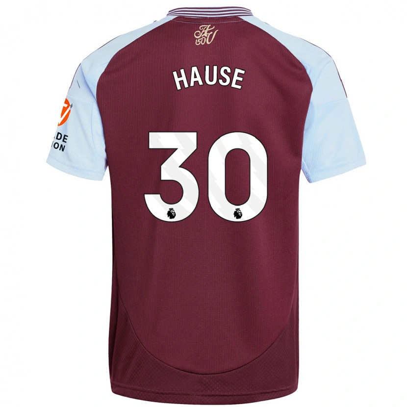Danxen Børn Kortney Hause #30 Burgund Himmelblå Hjemmebane Spillertrøjer 2024/25 Trøje T-Shirt