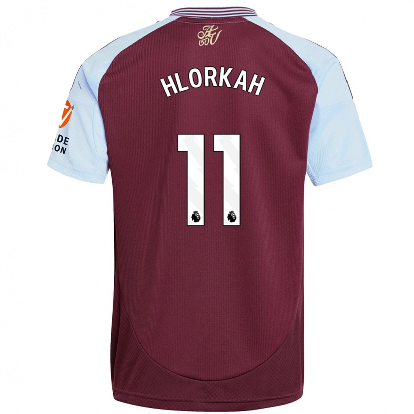Danxen Børn Chantelle Boye-Hlorkah #11 Burgund Himmelblå Hjemmebane Spillertrøjer 2024/25 Trøje T-Shirt