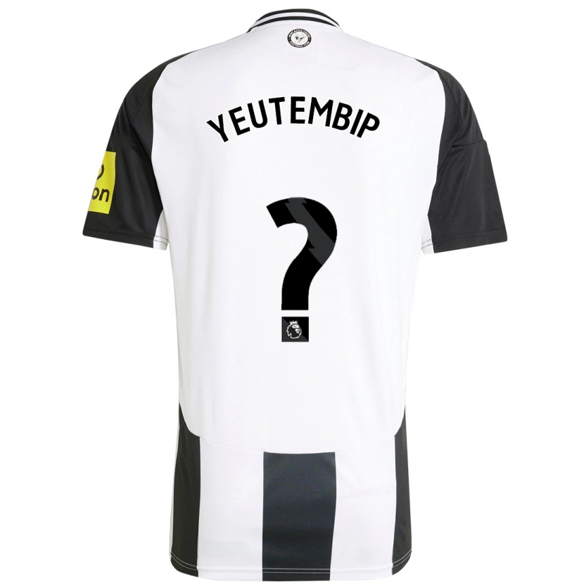 Danxen Børn Lesecond Yeutembip #0 Hvid Sort Hjemmebane Spillertrøjer 2024/25 Trøje T-Shirt