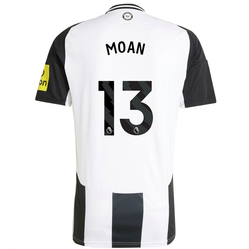 Danxen Børn Claudia Moan #13 Hvid Sort Hjemmebane Spillertrøjer 2024/25 Trøje T-Shirt
