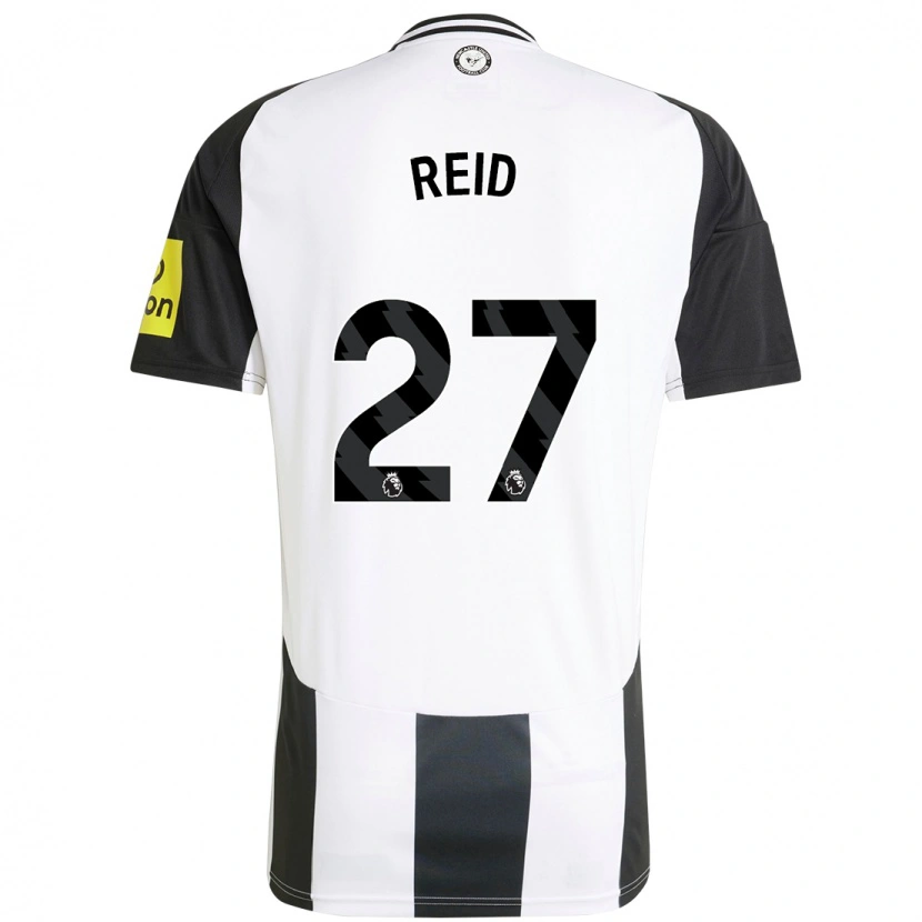 Danxen Børn Hannah Reid #27 Hvid Sort Hjemmebane Spillertrøjer 2024/25 Trøje T-Shirt