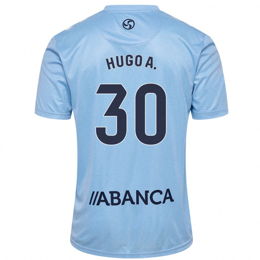 Danxen Børn Hugo Álvarez #30 Himmelblå Hjemmebane Spillertrøjer 2024/25 Trøje T-Shirt