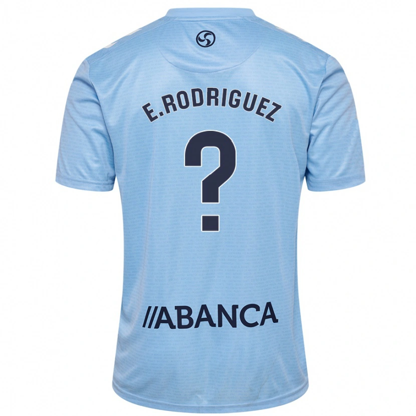 Danxen Børn Emi Rodríguez #0 Himmelblå Hjemmebane Spillertrøjer 2024/25 Trøje T-Shirt