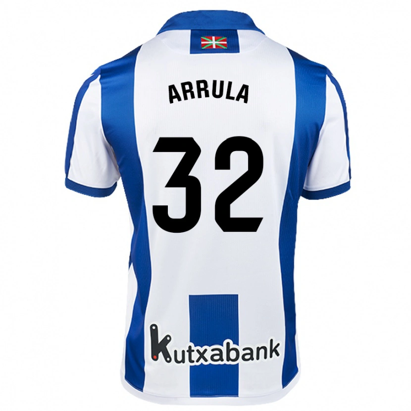 Danxen Børn Julia Arrula #32 Hvid Blå Hjemmebane Spillertrøjer 2024/25 Trøje T-Shirt