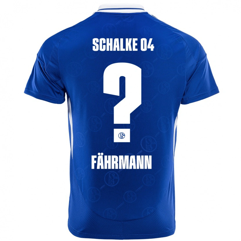 Danxen Børn Ralf Fährmann #0 Kongeblå Hjemmebane Spillertrøjer 2024/25 Trøje T-Shirt