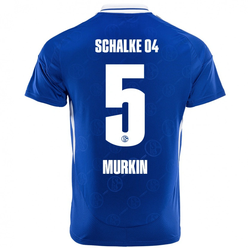 Danxen Børn Derry Murkin #5 Kongeblå Hjemmebane Spillertrøjer 2024/25 Trøje T-Shirt