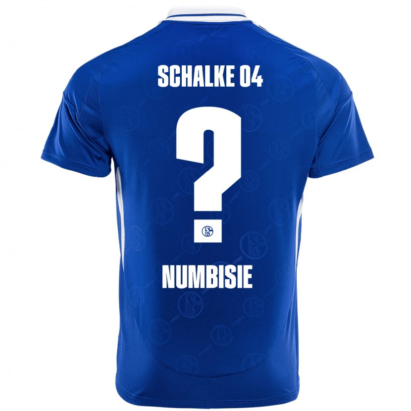 Danxen Børn Bruno Numbisie #0 Kongeblå Hjemmebane Spillertrøjer 2024/25 Trøje T-Shirt